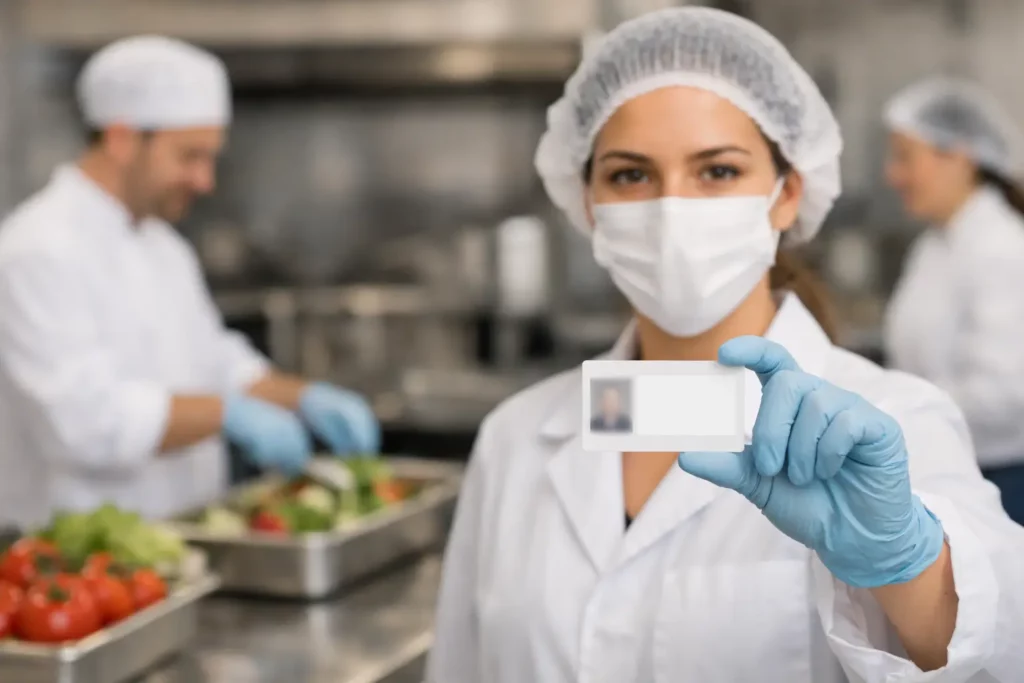 Carnet manipulador de alimentos para trabajar