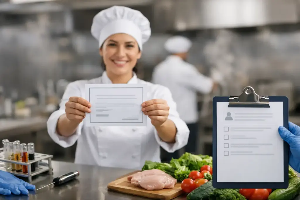 Certificado alimentario para incorporación inmediata