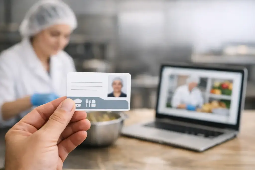 ¿Es válido el carnet de manipulador online?