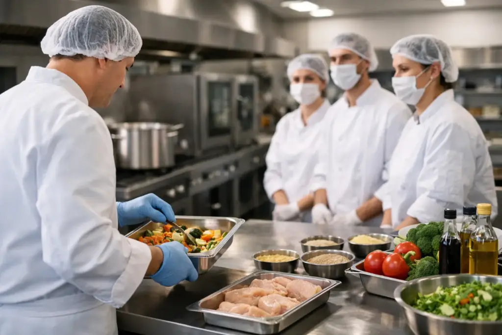 Curso alimentario para cocina central válido