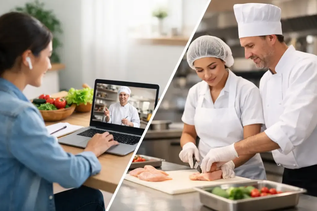 Curso manipulador online o presencial: qué elegir