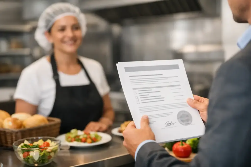 Puestos donde piden certificado alimentario