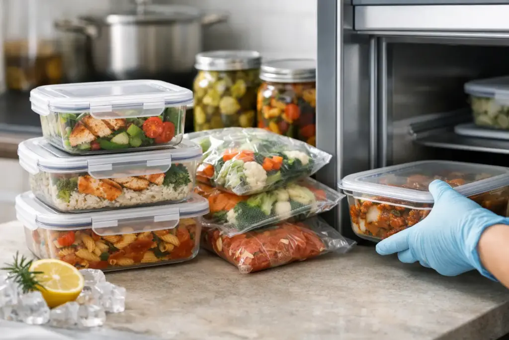 Cómo conservar alimentos preparados sin riesgos